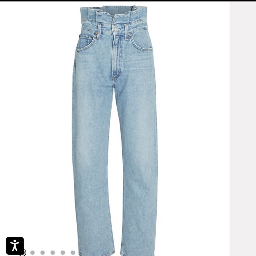 Lettuce Waist Wide-Leg Jeans